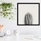 Haze Cactus Succulent Tall by The Creative Bunch Studio Wood Framed Wall Art Print